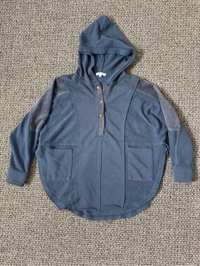 (Maternity) Sweatshirt with Corduroy Patchwork